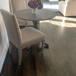 Gray Table And Chairs 