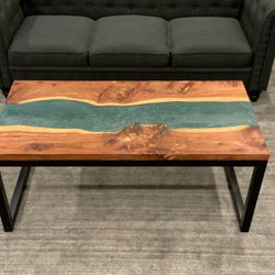  Epoxy River Coffee Table 