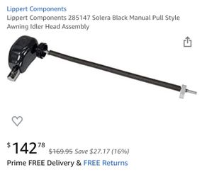 Awning idler head assembly