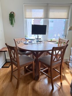 Dining Table Set With 4 Chairs