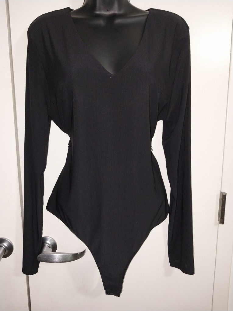 Size L, Black, BodySuit
