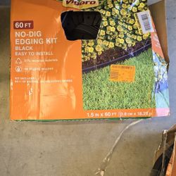 60ft No-dig Plastic Landscape Edging Kit 