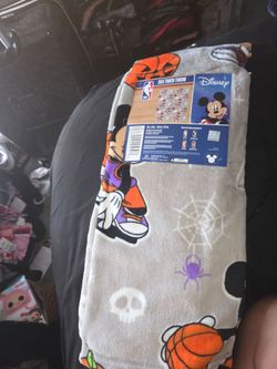Mickey Mouse NBA toddler blanket