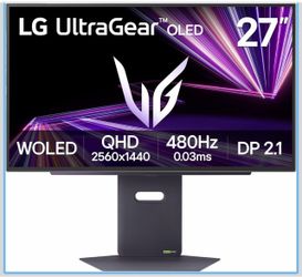 27 inch 1440p 480hz OLED monitor