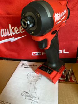 MILWAUKEE M18 FUEL 1/4” IMPACT DRIVE  # 2953-20 new  out the box never used(( tool only)))