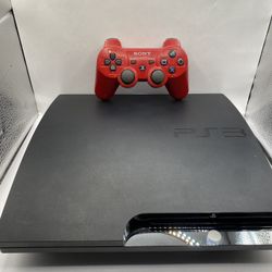 Sony PlayStation 3 PS3 Slim (CECH-2501A) 320GB Console w/ Cables Tested Working