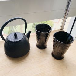 Asian Tea Set -iron Tea Pot