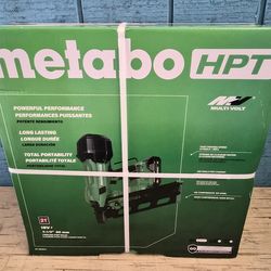 Metabo HPT 18-Volt 3-1/2-Inch 21-Degree Cordless Strip Nailer -BRAND NEW