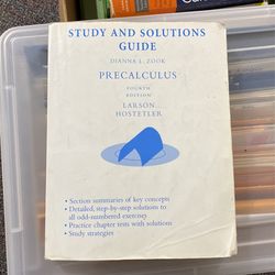 Precalculus Study And Solutions, Step By step