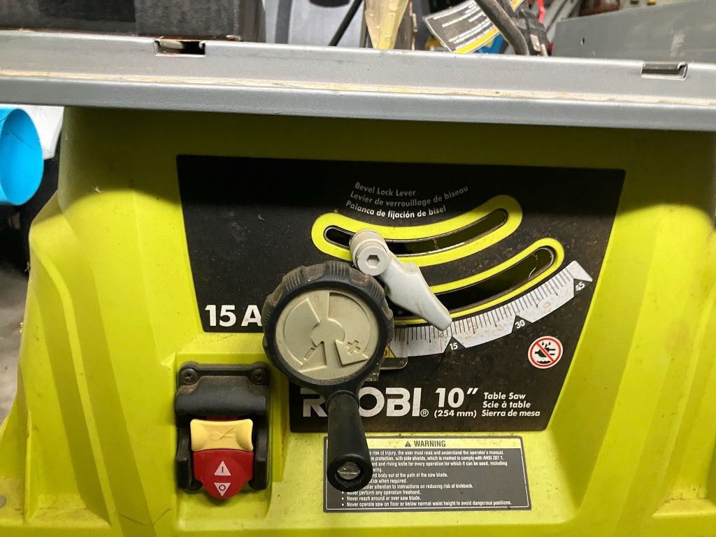 Ryobi 10 Inch Tablesaw