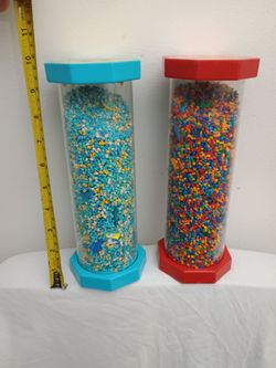 TWO 10 INCH shake-and-search game Tubes