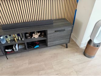 Wood TV console