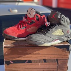 Rare Jordan 5 DMP Raging Bull Pack Both Pairs Trade OBO for Sale in San Francisco CA OfferUp