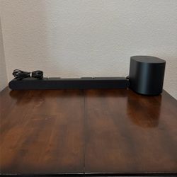 Vizio 2.1 soundbar and woofer