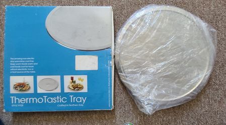 Thermotastic Inox Serving Tray Stainless Steel Non Electric Italy 14 Inch