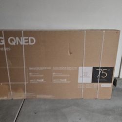 75 Inch QNED LG Q85 Smart TV 4K UHD with 120 Hz refresh rate. New In the box. . 