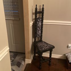 Antique Tall Chair Prayer Chair 