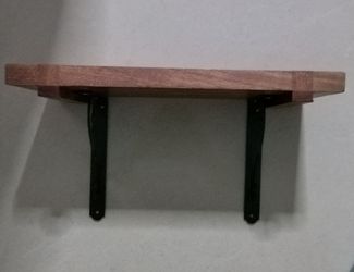 Rectangular Wood Wall Shelf