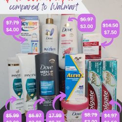 Summer Sale Personal Care Items - Shampoo, Body Wash, Toothpaste, Shavers