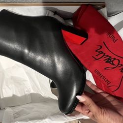 Christian Louboutin Black Booties