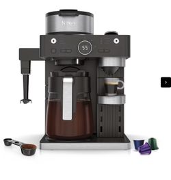 Ninja Espresso Machine & Coffee Maker Barista System w/ Nespresso Pod Compatible