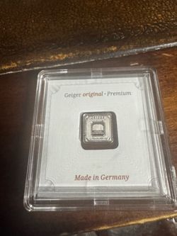 Geiger Original 1g Fine Silver Bar 999