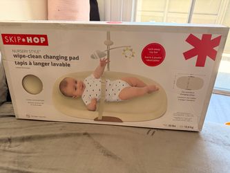 Skip Hop Nursery Style Wipe-Clean Changing Pad
