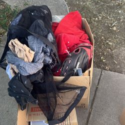 Clothes boxes tons of different sizes men’s women’s kids $5 a box