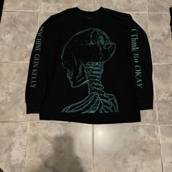 Machine Gun Kelly 2019 Hotel Diablo I Think I’m Okay Long Sleeve T-Shirt Large