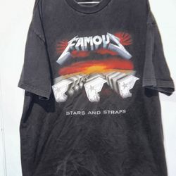 Vintage Famous Stars And Straps Metallica Parody Shirt 2x