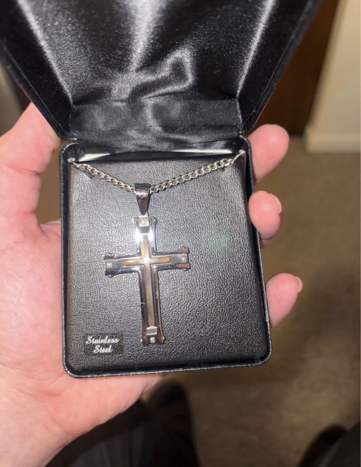 Stainless Steel Cross Necklace