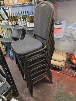 6 Banquet chairs