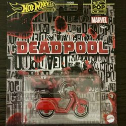 Hot Wheels Premium Deadpool Scooter Pop Culture 
