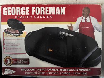 George Foreman-Healthy Cooking Grill