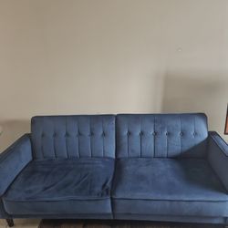 Discounted Navy Blue Futon (Still Available As Of 7/6)