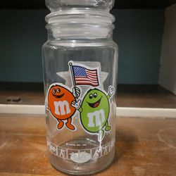 Vintage M&M Olympic  Jar 
