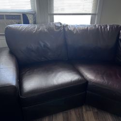 Leather Couch 