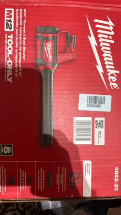 Milwaukee m12 compact spot blower $120