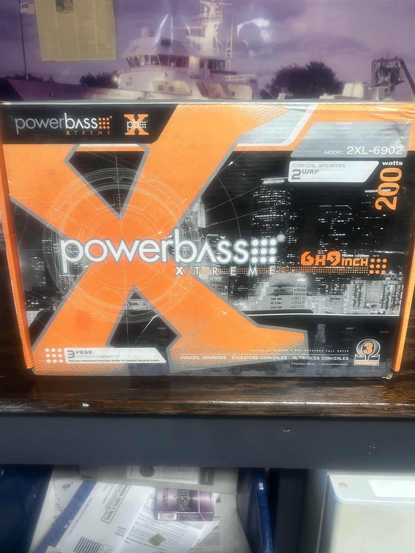For Sale, Kenwood PowerBass Extreme Car Speakers Pair.