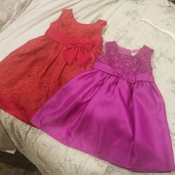 Holiday Dresses Size 3t