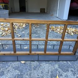 Wood Mirror And Shelf
