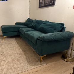 Super Cute Velvet Sectional