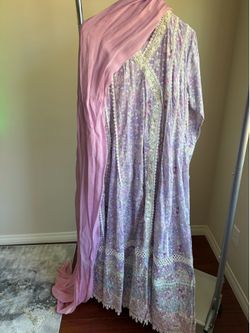 Large Lavender Pakistani Dress