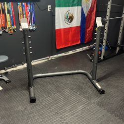 Golds Gym Adjustable Bench/Squat Rack