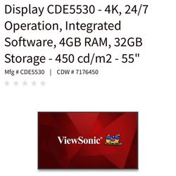 Viewsonic Commercial Display 55in 