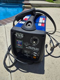 Mig welder, Works great, it has a gas port hook up if needed
