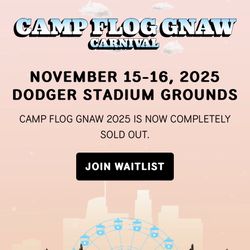 Camp Flog Gnaw 2025