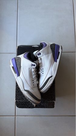 Jordan 3 dark iris size 9