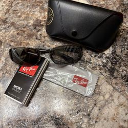 NEW! Ray Ban Sleek Wrap Polarized Sunglasses