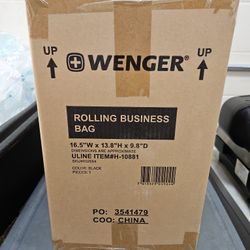 Wenger 16" Rolling Business Bag - Black